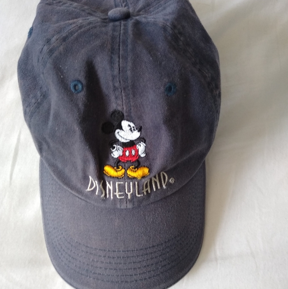 Vintage Mickey Disneyland navy baseball cap